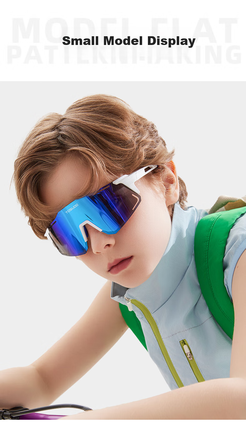 Tasiduizhang Children's Bicycle Riding Glasses, Youth Boys And Girls Windproof Sandproof Colorful Polarized Skateboard Balance Bike Goggles 13