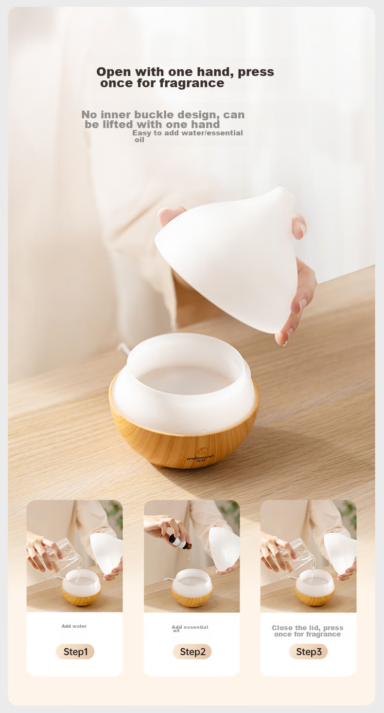 Asakusa Aromatherapy Lamp Humidifier Essential Oil Diffuser for Home Bedroom Scented Oil Gift 11