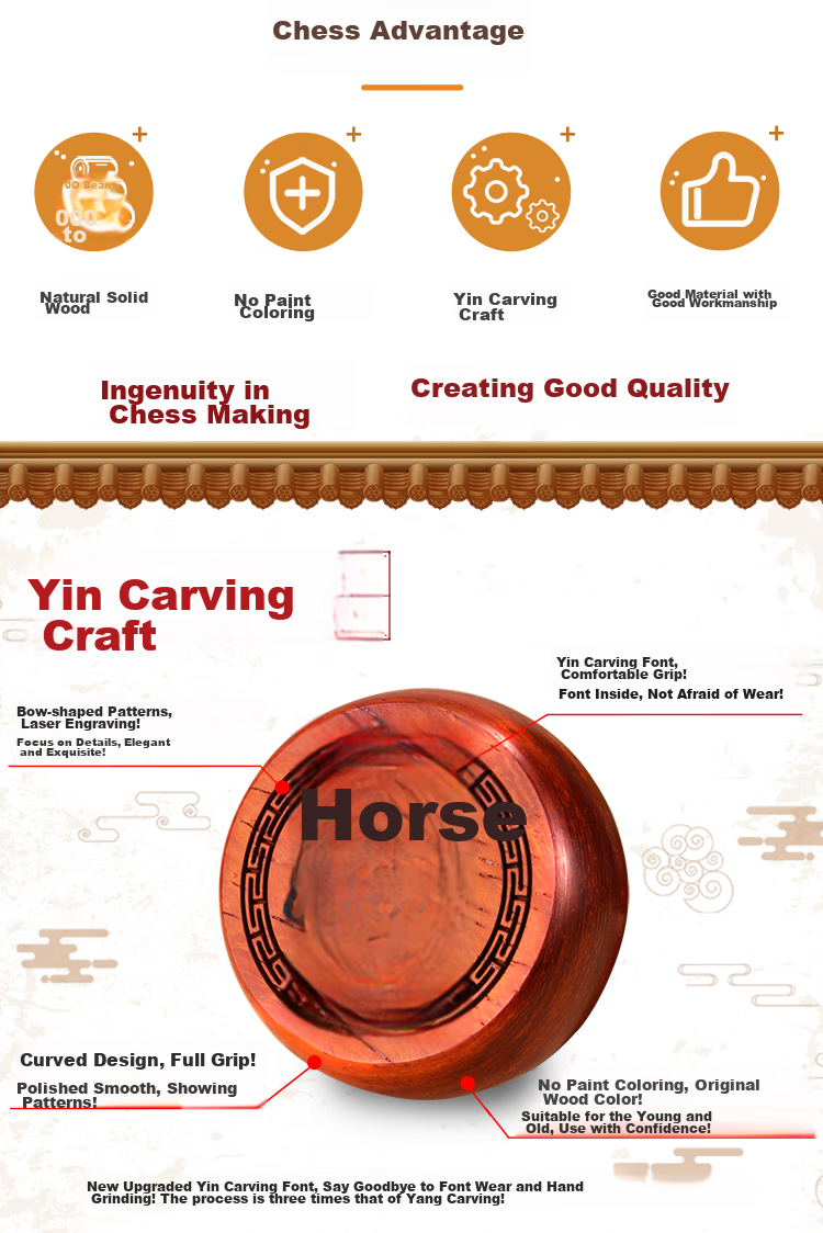 Yusheng Wooden Go Board, Two-In Chess And Go Set, Cloud-Style Go And Chess Set for Home Use, Gift for Elders 11