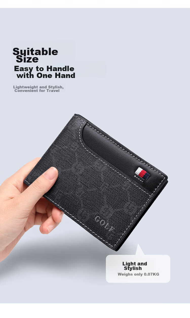 GOLF Driver's License Holder for Men And Women, Car Driving Permit Case, Protective Cover, Card Holder, Gift Box Set 5