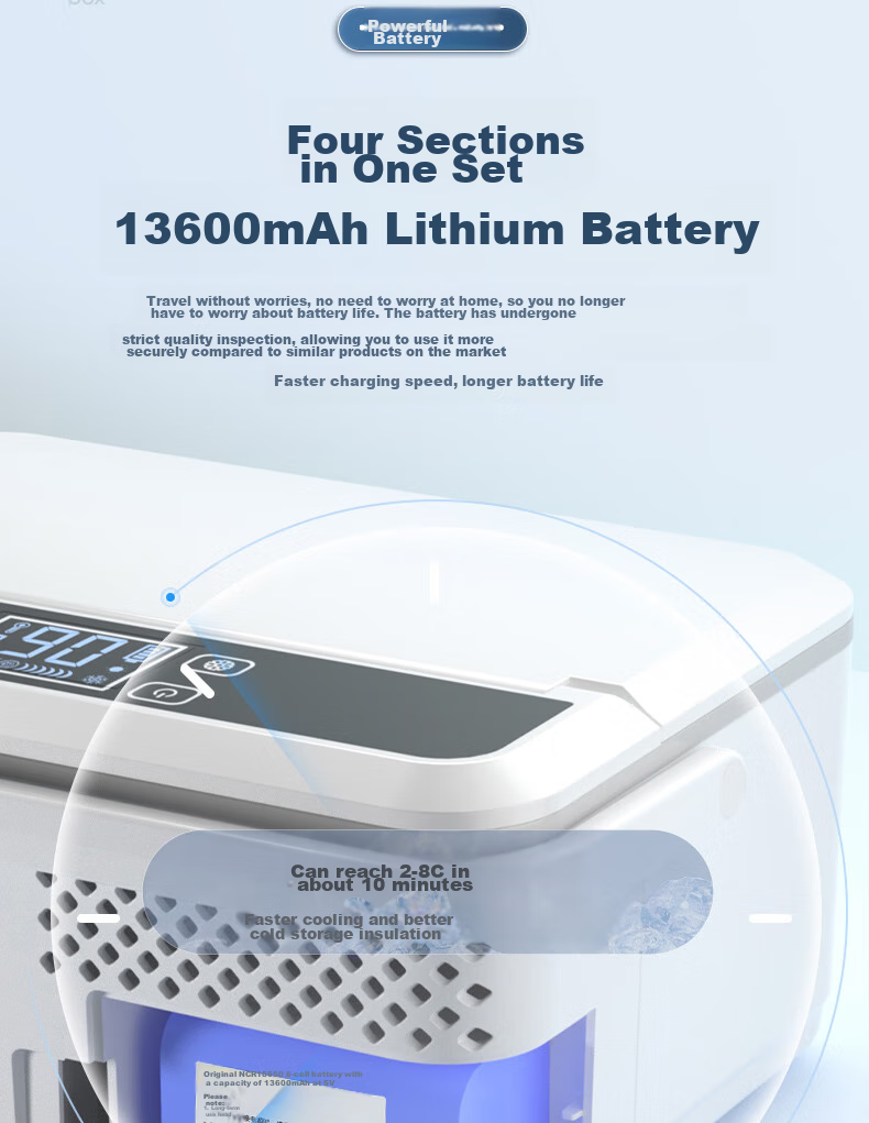 Chaoguo Insulin Cooler Box, Portable Mini Refrigerator, Car Fridge, Growth Hormone Medicine Storage Cooler 7