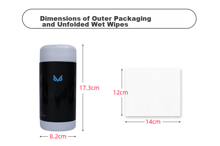 VSGO Microfiber Cleaning Cloth for Glasses, Screens, Cameras, Computers, Phones, Lens Wipes, Dust-Free Cleaning Cloth, Disposable Wet Wipes in Bucket, 100-Pack Set 11
