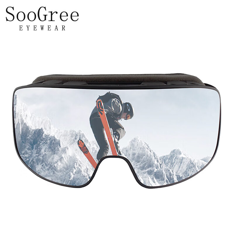 SooGree Ski Sports Prescription Glasses Anti-Fog Protective Goggles Mountaineering Cycling Outdoor Windproof Unisex Professional Myopia
