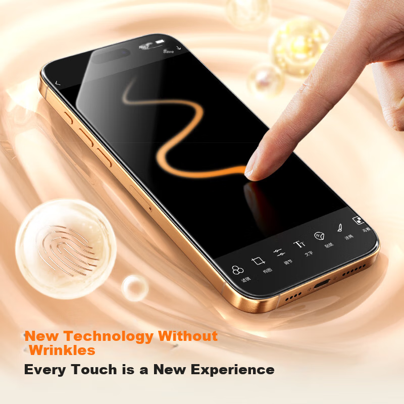 LLUNC [2-Pack] Tempered Glass Screen Protector for IPhone 17 Pro Max, Ultra-Thin HD Full Coverage Anti-Fingerprint Shatterproof Dustproof Protective Film for Apple 18 Pro Max Smartphone