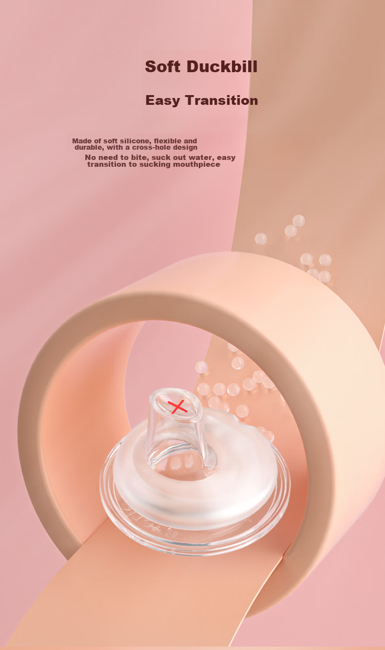 Evorie Nipple Set, Wide-Neck Straw Nipple Set for Babies 6 Months And Above 3
