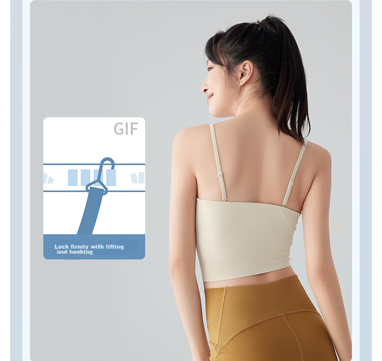 Beneunder Bra-In Camisole with Chest Pad for Women, Versatile Base Layer, Wearable as Outerwear, Beautiful Back Design, Cooling Feel, All-Season Versatile 12