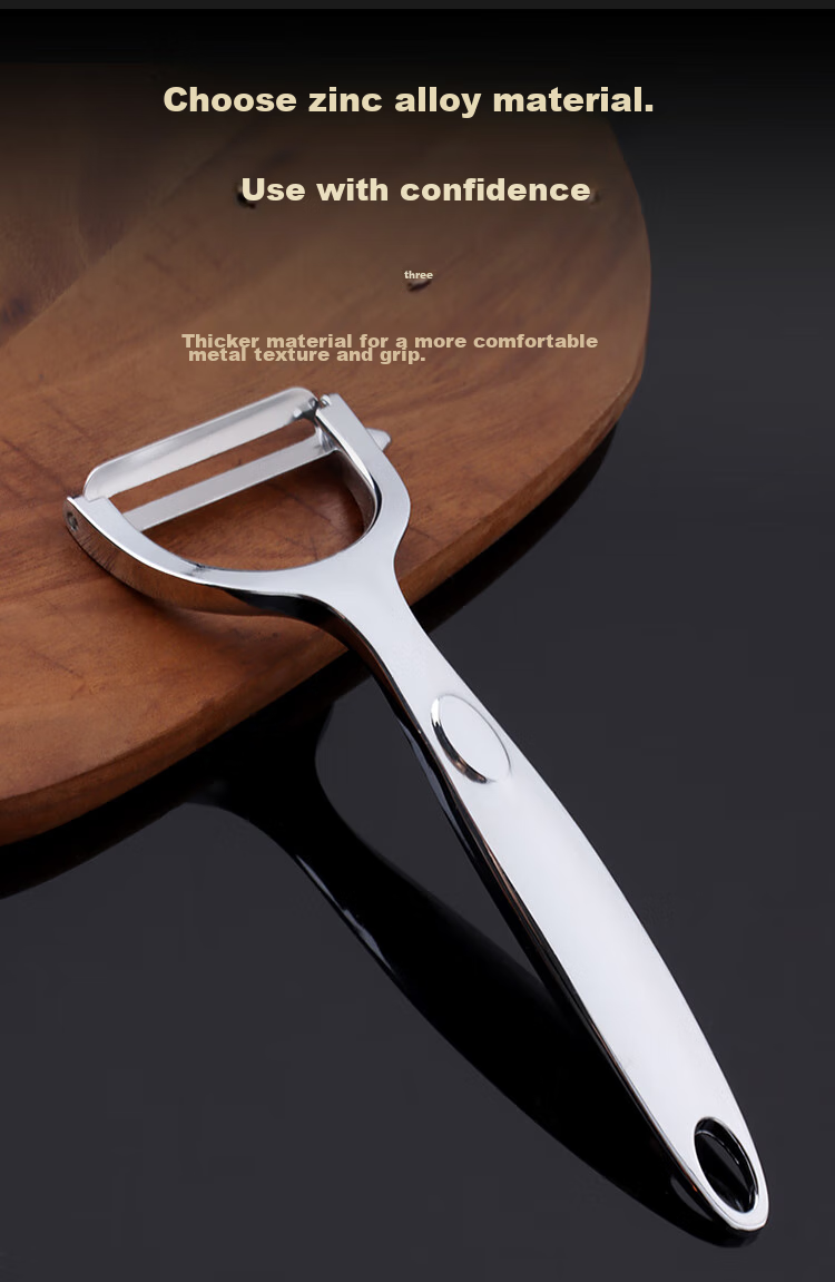 BJ Zinc Alloy Peeler Kitchen Potato Peeler Stainless Steel Peeling Tool Fruit And Melon Peeler 3