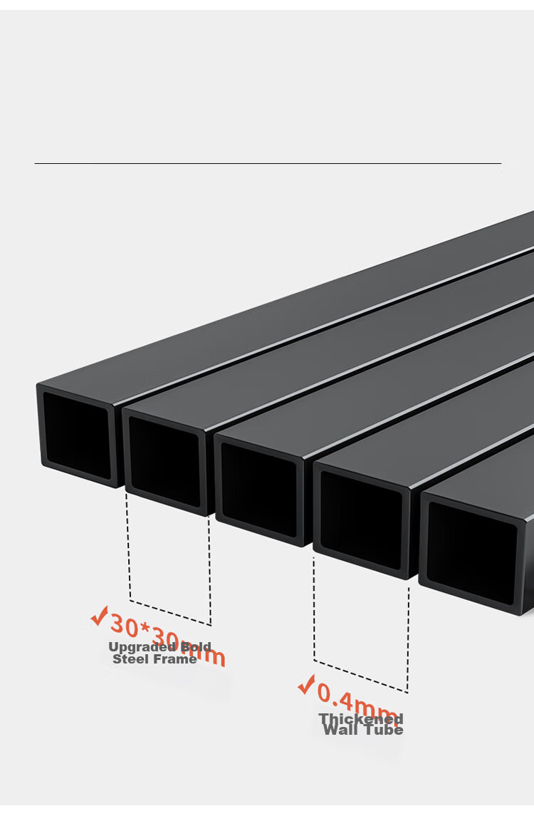 Huakaizhixing Folding Computer Desk, Office Desk, Study Table BGZ673, 80*40cm Single Layer 9