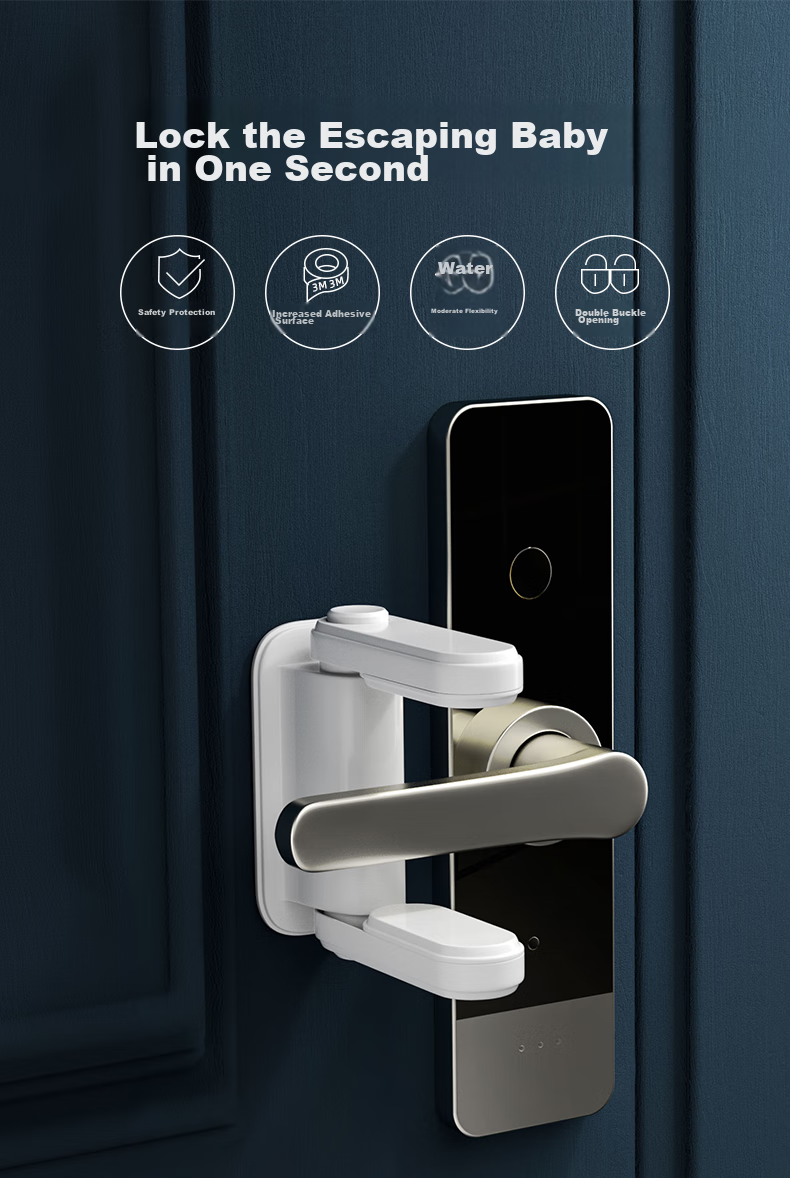 BFU Child Safety Lock, Anti-Theft Door Lock, Anti-Baby Door Opener, New Or Old Packaging Shipped Randomly 1