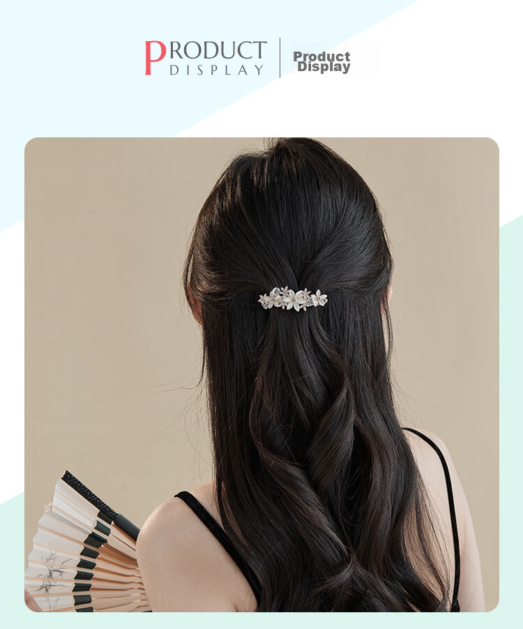 CHIMERA Elegant Hair Clip, Back of Head Half-Up Butterfly Bun Clip for Women, Side Clip Hair Accessory, Mid-Autumn Festival Gift 4