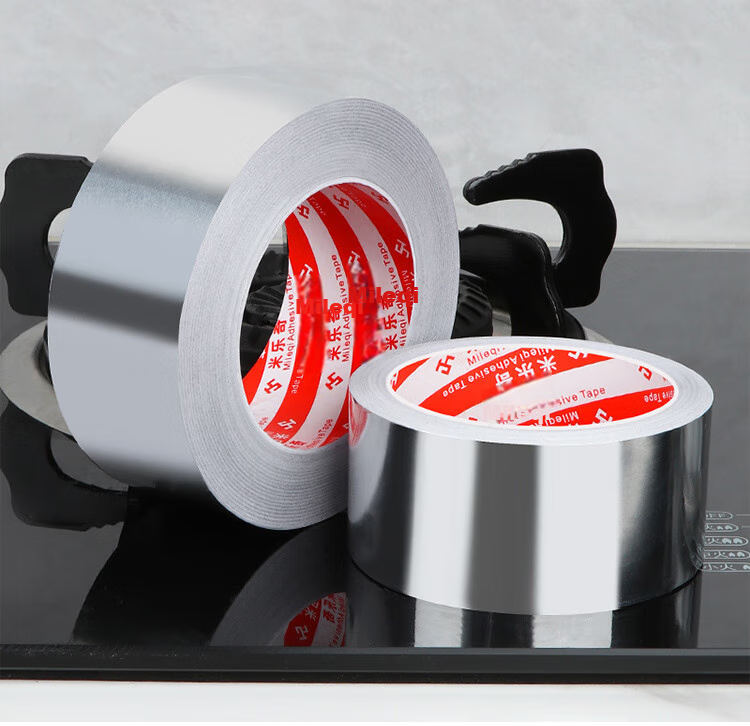Mileqi Aluminum Foil Tape, Heat-Resistant, Thickened Tin Foil Paper, Kitchen Waterproof And Oil-Proof Self-Adhesive Tape, for Range Hood Exhaust Pipe And Air Conditioning Duct Wrapping, Sealing And Insulation, 10 Cm Wide 14