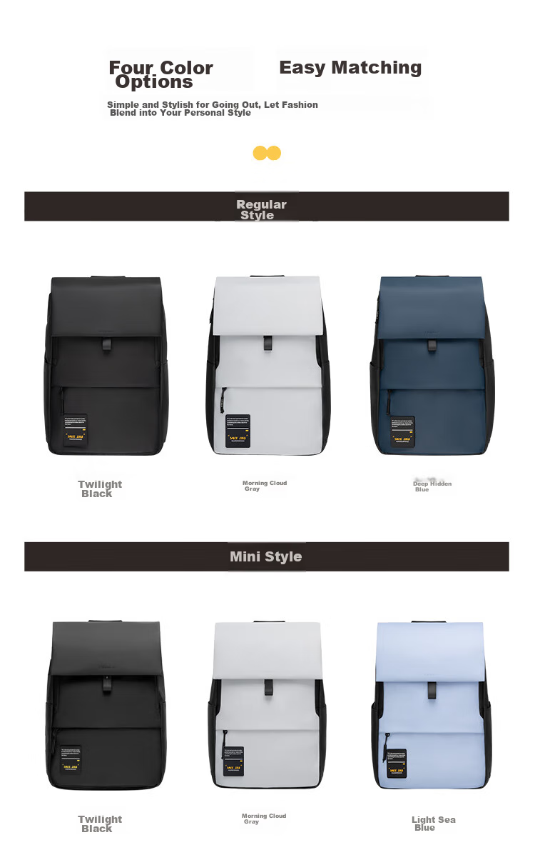 LEVEL8 Casual Business Laptop Backpack for Men And Women, Commuter 15.6-Inch MOMENT Series Travel Backpack Black 8