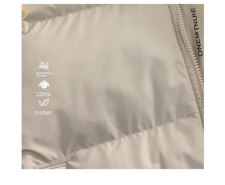 NASA MARVEL Cotton Jacket for Men, Winter Coat, Versatile Thick Warm Puffer Jacket, Reversible Couple's Outfit, Casual Cotton Coat 5
