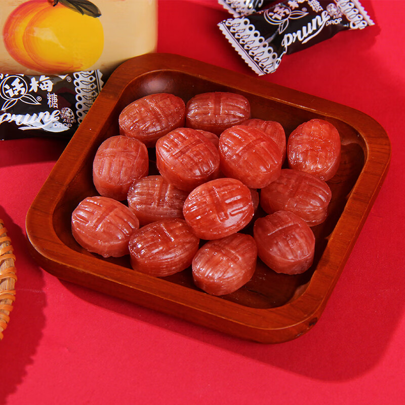 大白兔奶油话梅糖168g约30颗  酸甜儿童零食上海特色硬糖果小包装