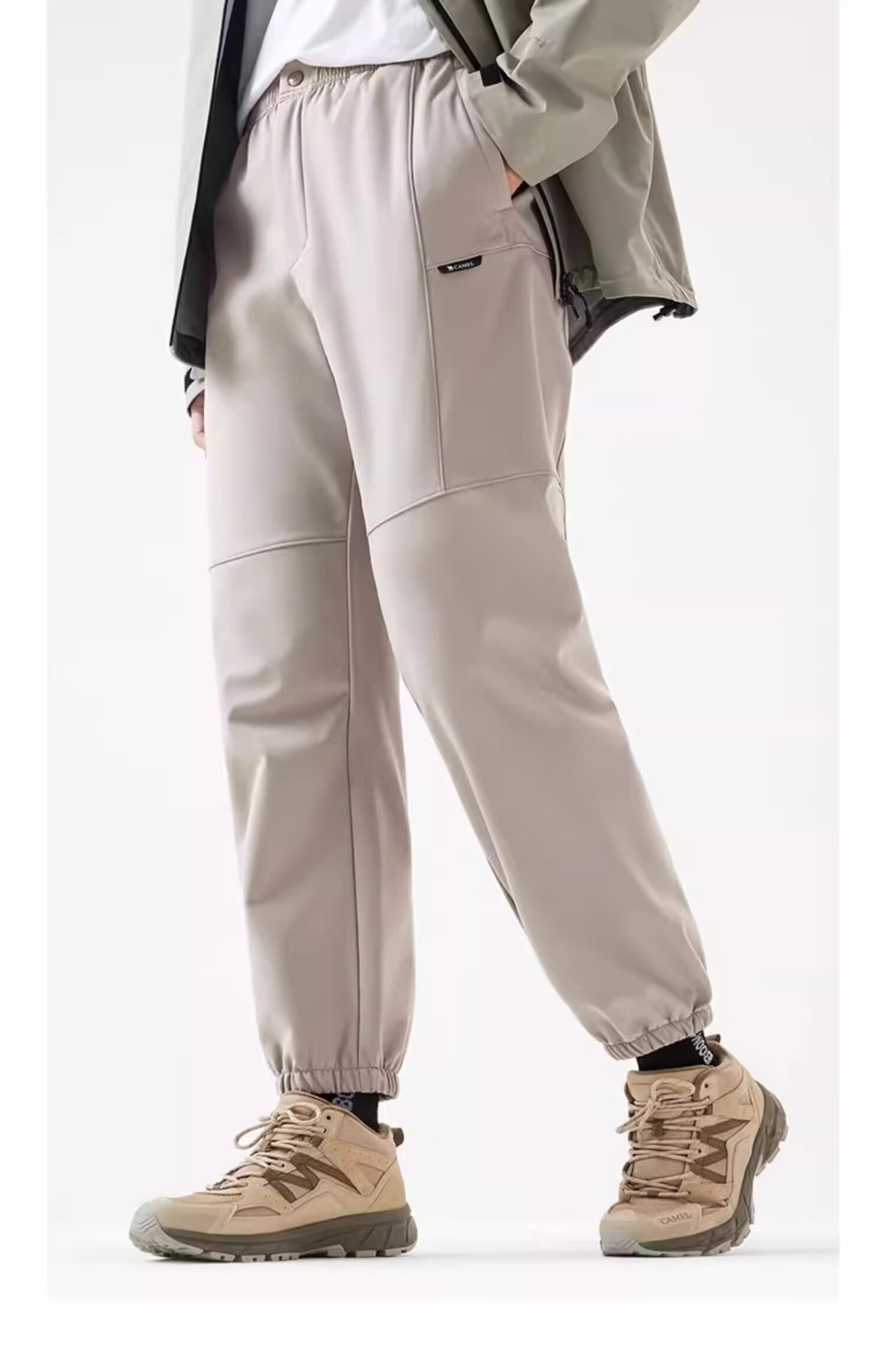 CAMEL Women's Softshell Hiking Jogger Pants Autumn Winter Casual Work Pants 17