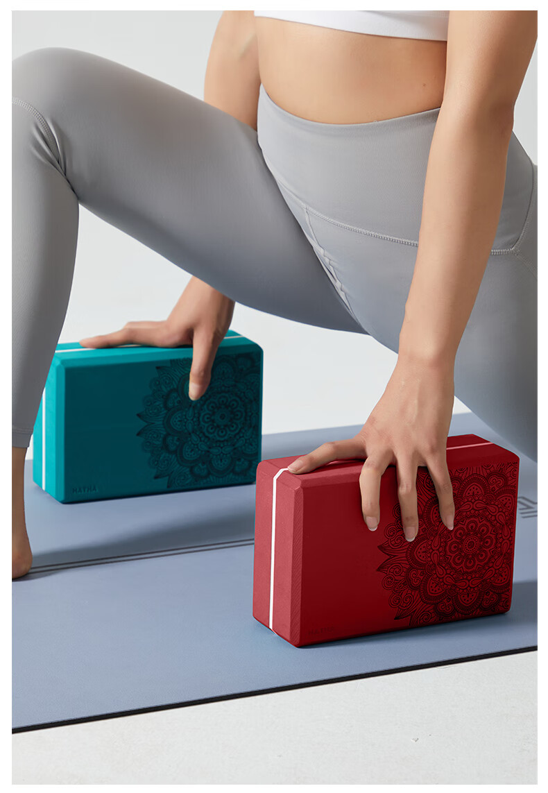 Hata Yoga Brick, Professional High-Density Children's Dance Brick, Textured Non-Slip Foam Block, Specialized Practice Brick for Yoga Studios 16
