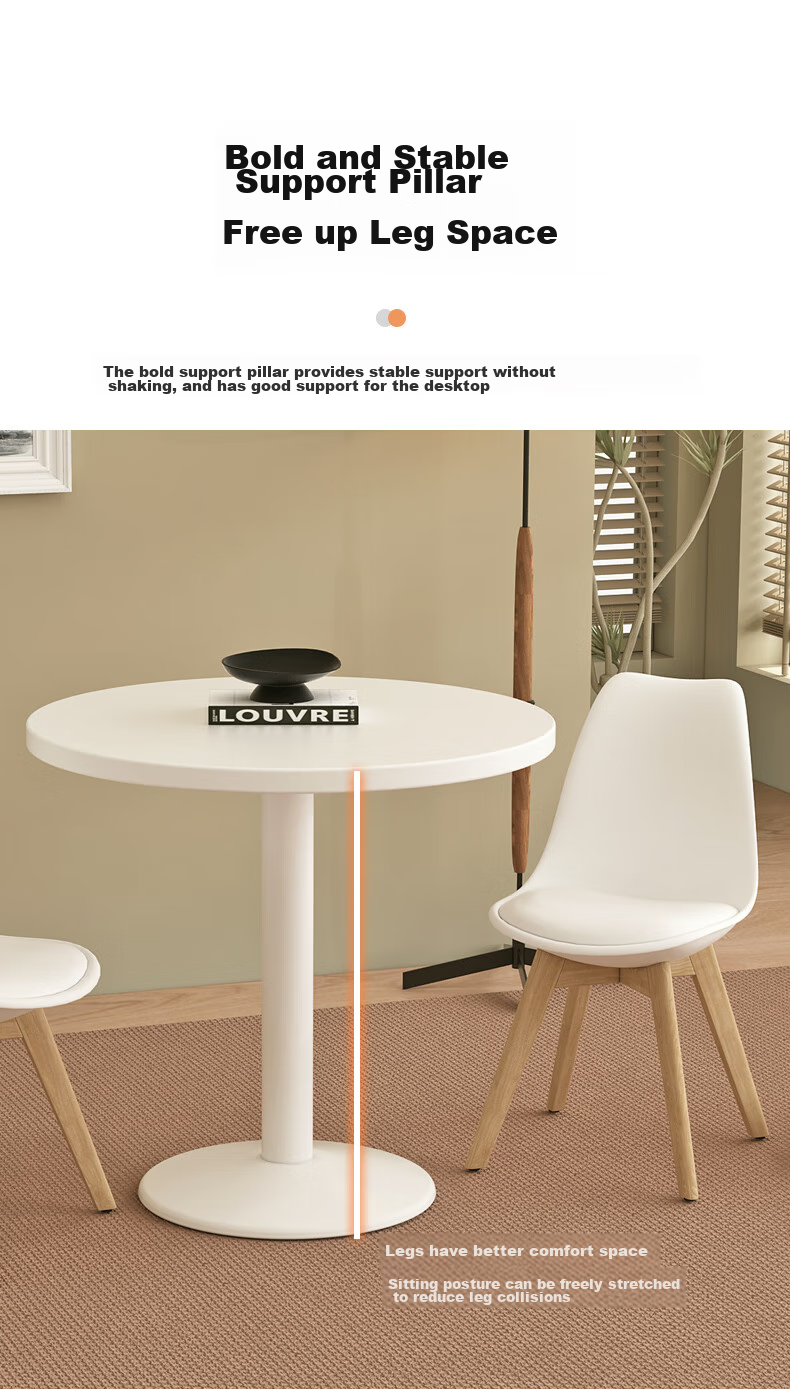 Fanshe Dining Table Small Round Table Small Square Table Negotiation Table Balcony Bar Counter Milk Tea Coffee Business Hall Apartment Leisure Table And Chairs 8