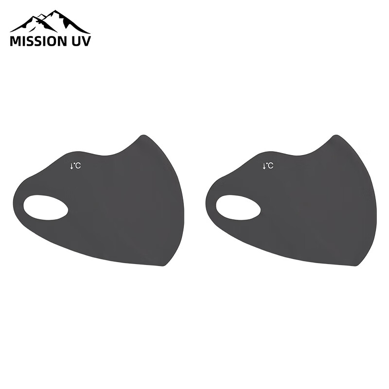 MISSION UV Unisex Ice Silk Sun Protection Face Mask, Summer UV-Resistant Sunshade, Breathable Full-Face Mask for Cycling And Outdoor Activities