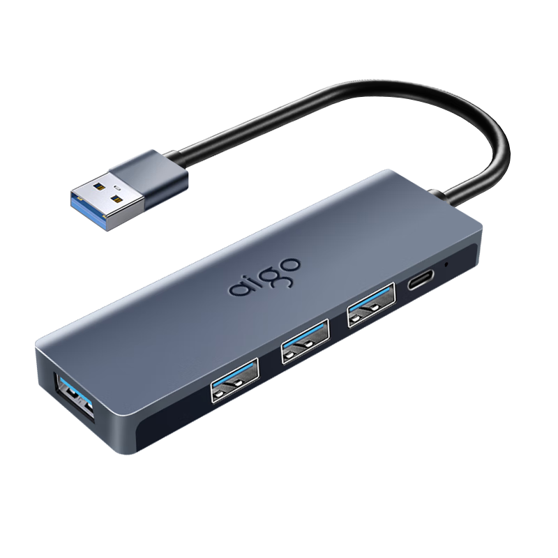 Aigo USB Hub Adapter 3.0 Interface Converter HUB Converter Laptop Docking Station USB Extension Cable USB Expansion Dock B01-0.5M