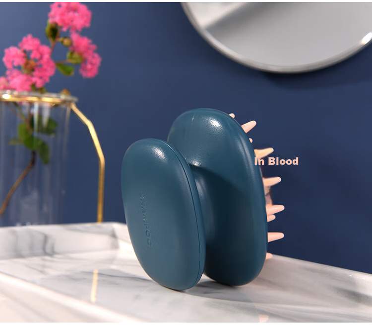 Creative Art Silicone Hair Washing Tool, Massage Comb, Scalp Cleaning Shampoo Brush, Children's Student Hair Comb 16