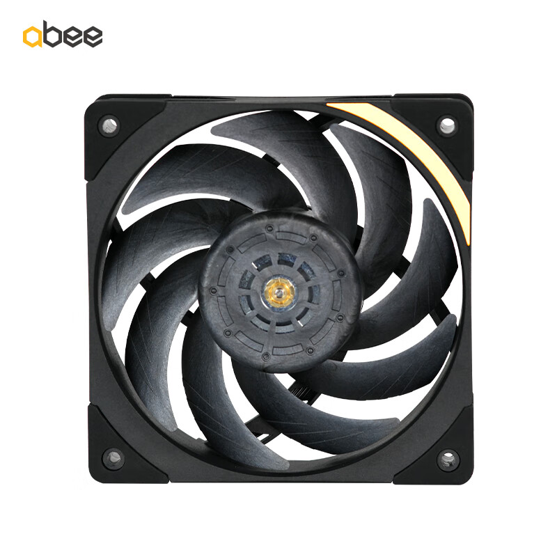 Abee STEM FF12-DB3K Computer Workstation, 12cm High Air Pressure Industrial-Grade Case Fan, 3000 RPM, LCP Blades, NB Dual Ball Bearings, Triple Dynamic Balance