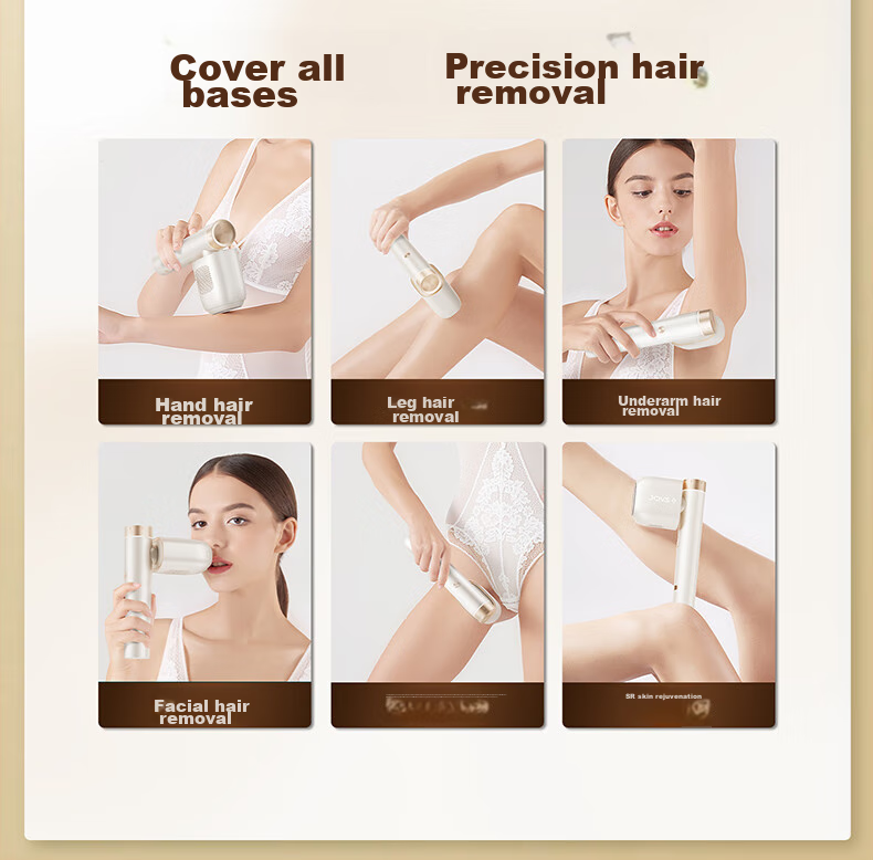 JOVS Glorious Sapphire Ice Point Hair Removal Device JR5E for Men And Women, Home Use Hair Shaver for Face, Armpits And Private Areas, Gift for Wife Or Girlfriend 21
