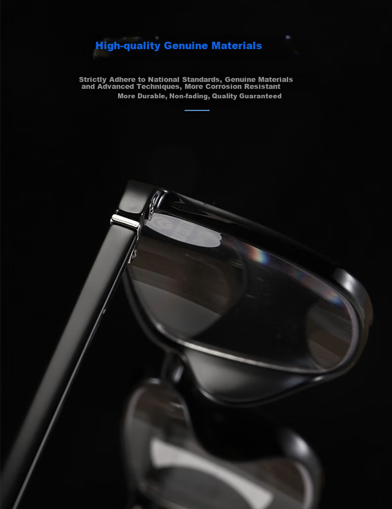 DRATRA Anti-Blue Light Reading Glasses, Multi-Focal Progressive Presbyopic Glasses, Unisex Design, Suitable for Both Distance And Near Vision, Stylish Classic Ultra-Light 4
