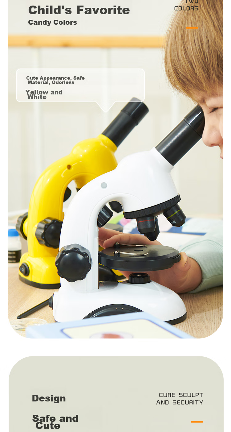Bresser Microscope for Children, Dual-Use for Biological And Optical Viewing, High Magnification 750x, Scientific Experiment Toy, Children's Day Gift 6