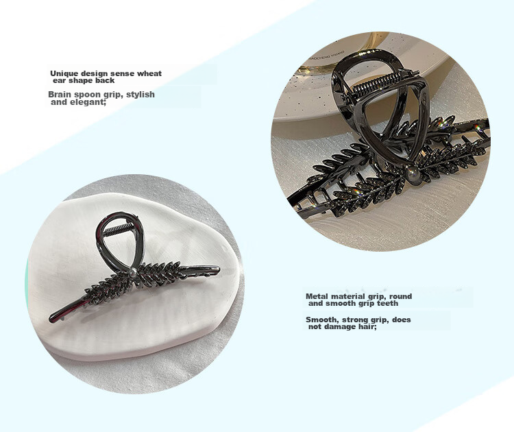 CHIMERA Elegant Back-Of Hair Claw Clip, Korean Style Large Hair Claw, Hair Accessory, Women's Hair Ornament, Mid-Autumn Festival Gift 3