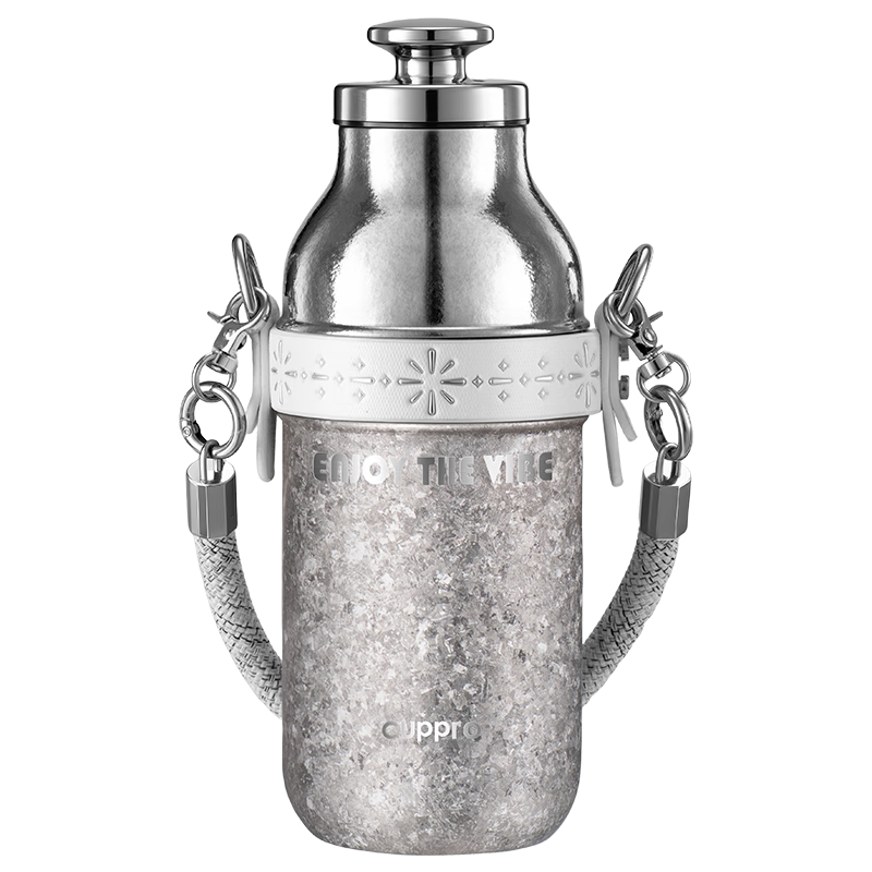 CUPPRO Titanium Cup, Pure Titanium Insulated Mug for Women, Outdoor Portable Straw Cup, High-End Gift Box, National Day Outing