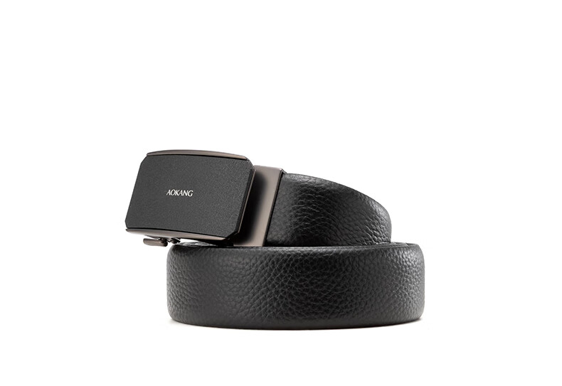 Aokang Men's Automatic Buckle Belt, Top-Grain Leather Waistband Gift Box, Birthday Present for Husband 11