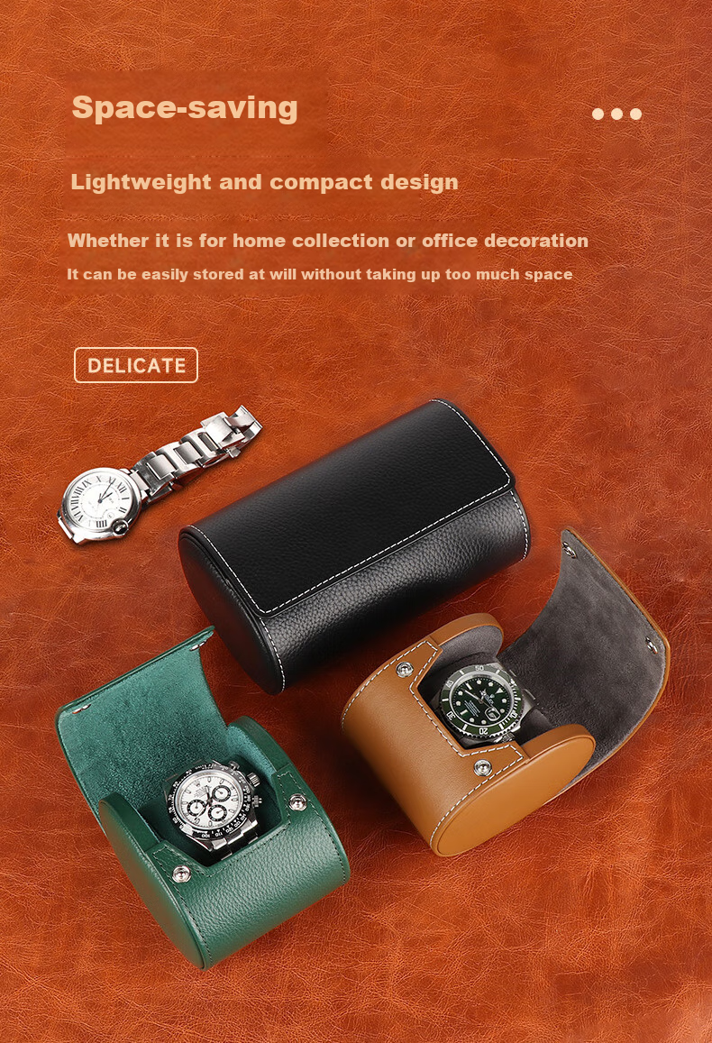 DrikLux Watch Storage Box, Portable Travel Case for Wristwatches, Suitable for Mechanical And Quartz Watches 3