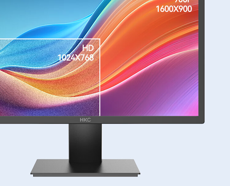 HKC 19.5-Inch Display Screen, Wide Color Gamut, HDMI Interface, Blue Light Filter, Flicker-Free, Wall-Mountable, Home And Business Office Use, Desktop Computer Monitor P208H 6