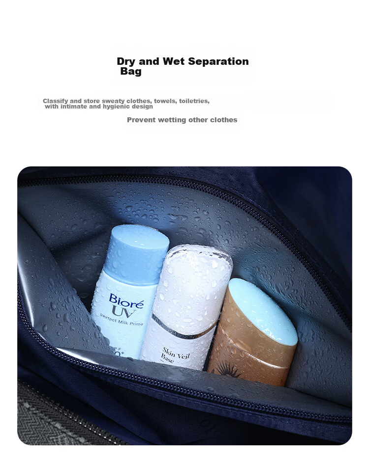POLO Travel Bag for Men, Business Large Capacity Short-Distance Trip Commuter Luggage Handbag with Separate Shoe Compartment Storage Bag 11