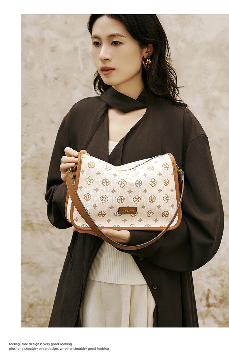 Aokang Women's Bag 2025 New Trend Retro Vintage Small Square Bag Lightweight Luxury Versatile Crossbody Shoulder Bag Birthday Gift for Girlfriend 4
