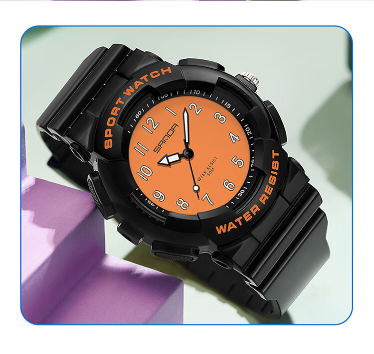 LOUIE JUELEN Student Exam Watch Unisex Waterproof Luminous Silent Quartz Sports Watch for High School, Civil Service, and Graduate Exams 12