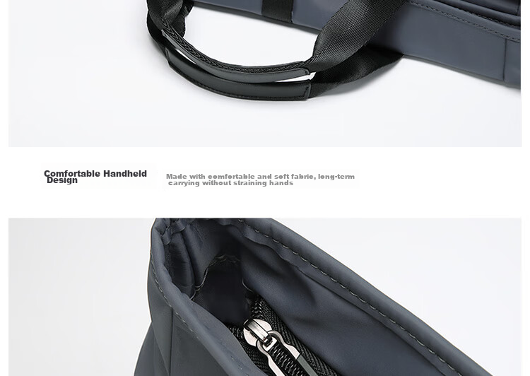 GOLF Business Briefcase, Men's Casual Large-Capacity Handbag, Can Fit 14-Inch Laptop, Fashionable Multifunctional Shoulder Crossbody Bag, 6J679424J Black 32