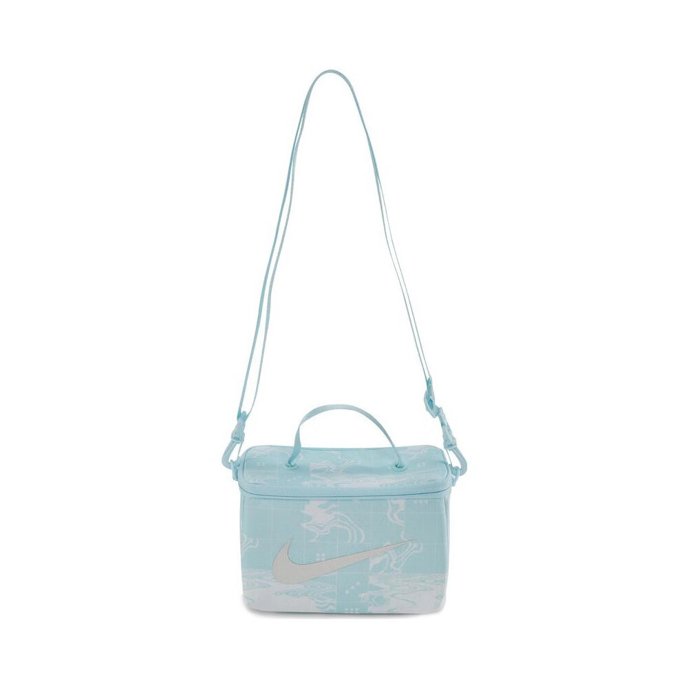 NIKE Men's And Women's Crossbody Bag, Fashionable Versatile Shoulder Bag Handbag Casual Bag HJ3659-474 Glacier Blue 1