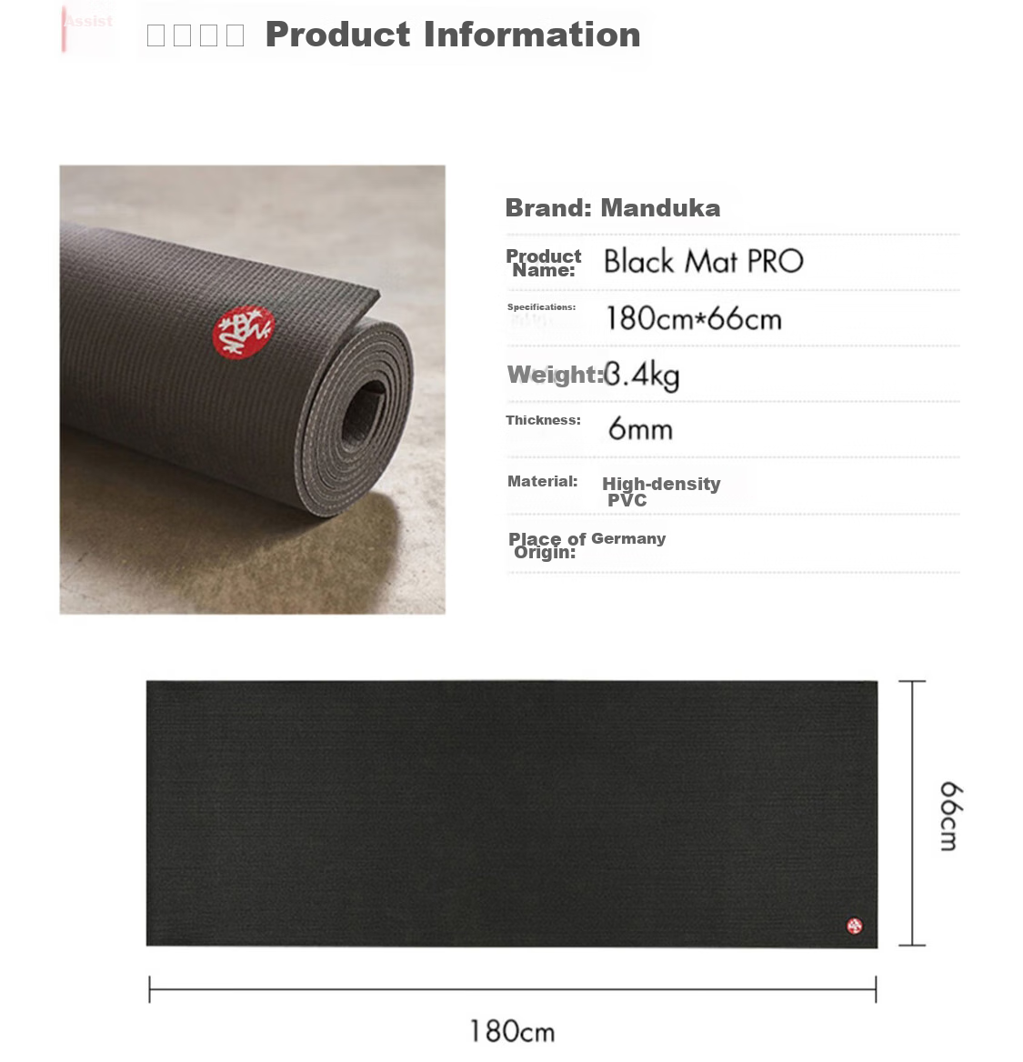MANDUKA Frog Mat PRO Legend Series Professional Yoga Mat, Seasonal Limited Edition Non-Slip Mat, Thickened Fitness Essential, 6mm 15