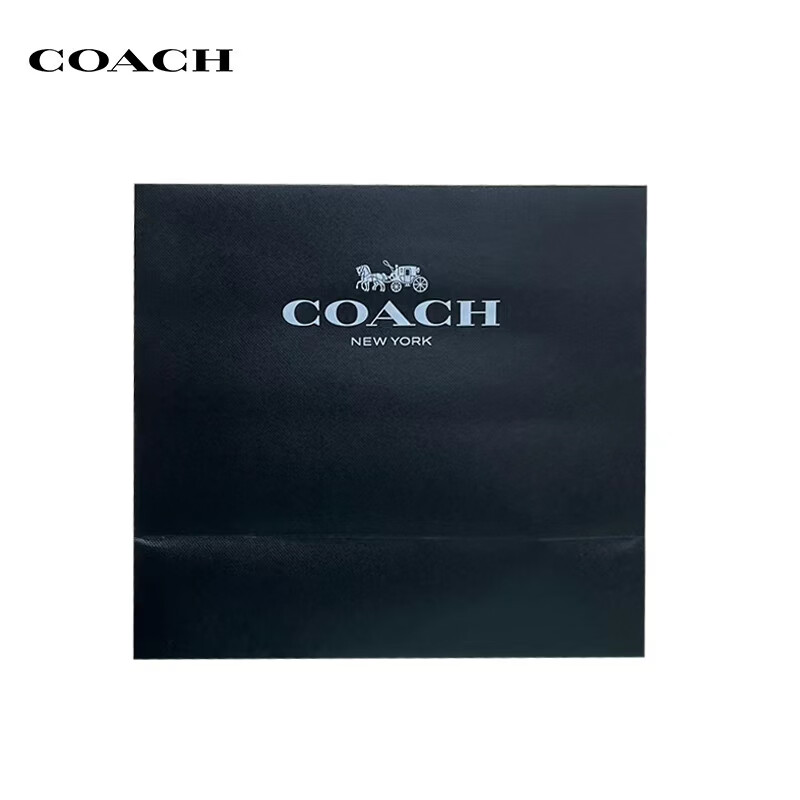 Coach Brand Gift Bag 220x220x110mm Black - Free Gift Not Sold Separately