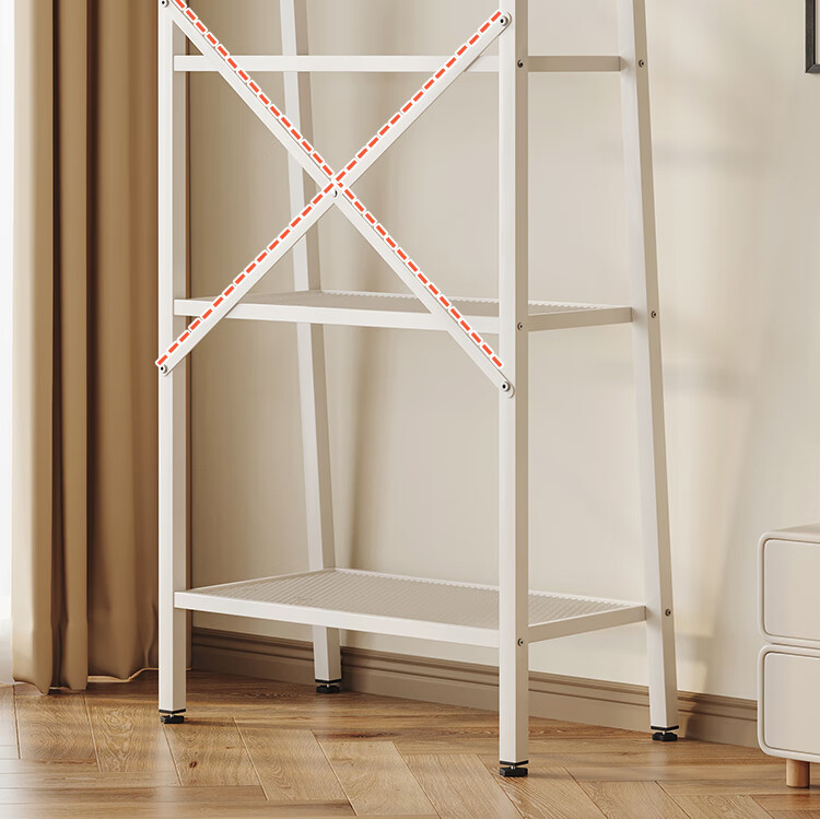Yicainianhua Storage Rack, Bathroom Door-Back Shelf, Multi-Layer Floor-Standing Pegboard, Ultra-Thin Gap Bathroom Organizer Shelf, 6450WH 13