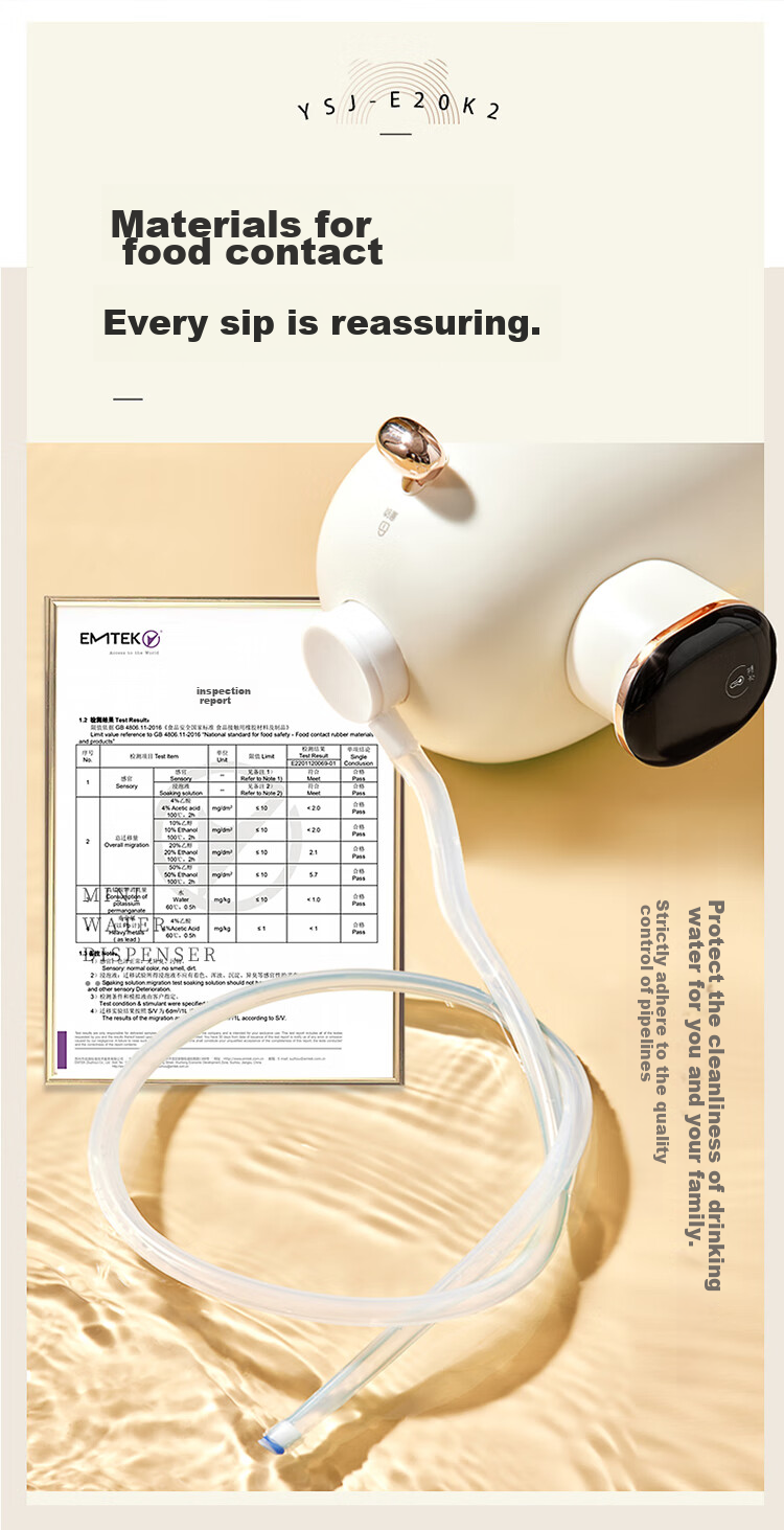 Bear [Mid-Autumn Festival Gift] Instant Hot Water Dispenser, Portable Electric Kettle, Desktop Travel Electric Kettle for Home Use, Small Quick-Heating Milk Maker YSJ-E20K2 9