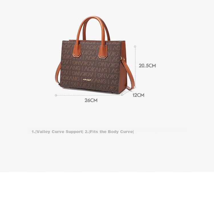 Aokang Women's Handbag, 2026 New Trendy Retro High-End Tote Bag, Light Luxury Crossbody Shoulder Bag, Birthday Gift for Mom Or Wife 12