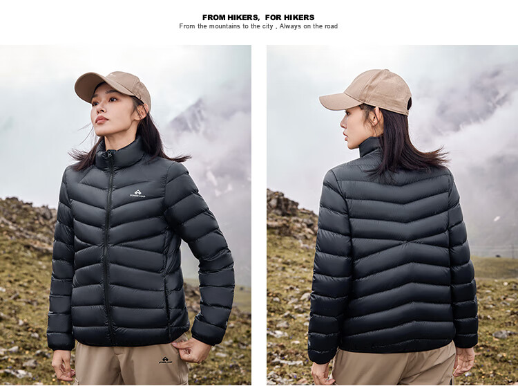 Pioneer Camp Zhuque Women's Three-In Goose down Jacket, Autumn And Winter Waterproof And Stain-Resistant Women's Jacket, Lightweight Down Coat 7