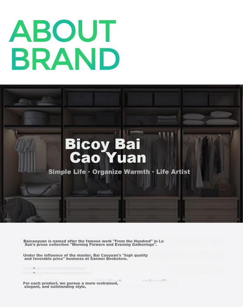 Baicaoyuan Balcony Clothes Rack Storage Organizer Wall-Mounted Hanger Rod No-Drill Household Drying Rack Storage Shelf Cream White 15