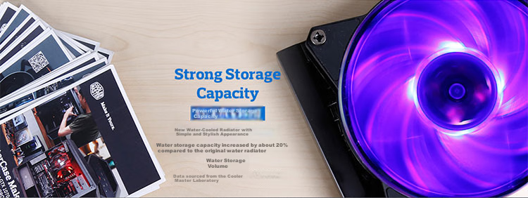 CoolerMaster MasterLiquid ML360 Illusion White ARGB Liquid CPU Cooler Basic Edition Dual Replaceable Top Covers Multi-Platform Bracket Optimized Copper Base Water Channel ATMOS II 6