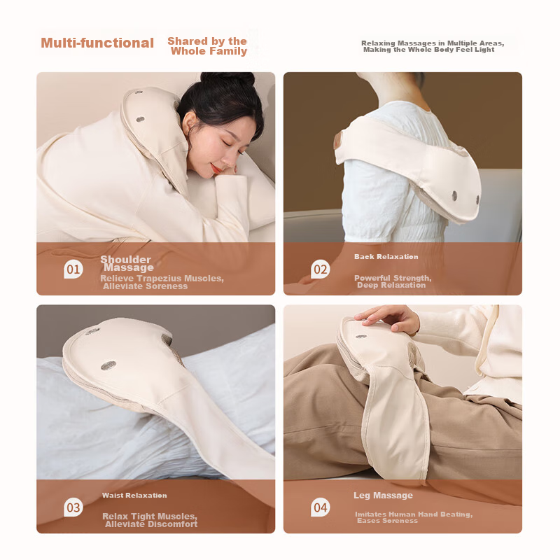 Breo SK-2017L Shoulder And Neck Massager (1 Piece), Beige 2