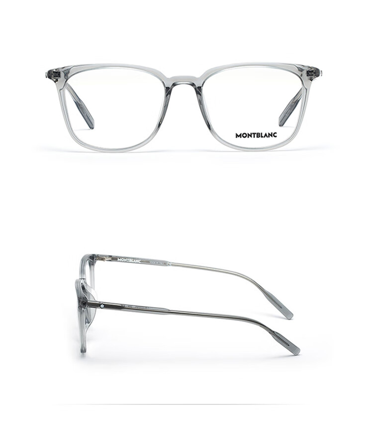 MONTBLANC Optical Glasses for Men And Women, Elegant Face-Slimming Effect, Black Square Frame, Professional Prescription Glasses, Gift MB0089OK-001 8
