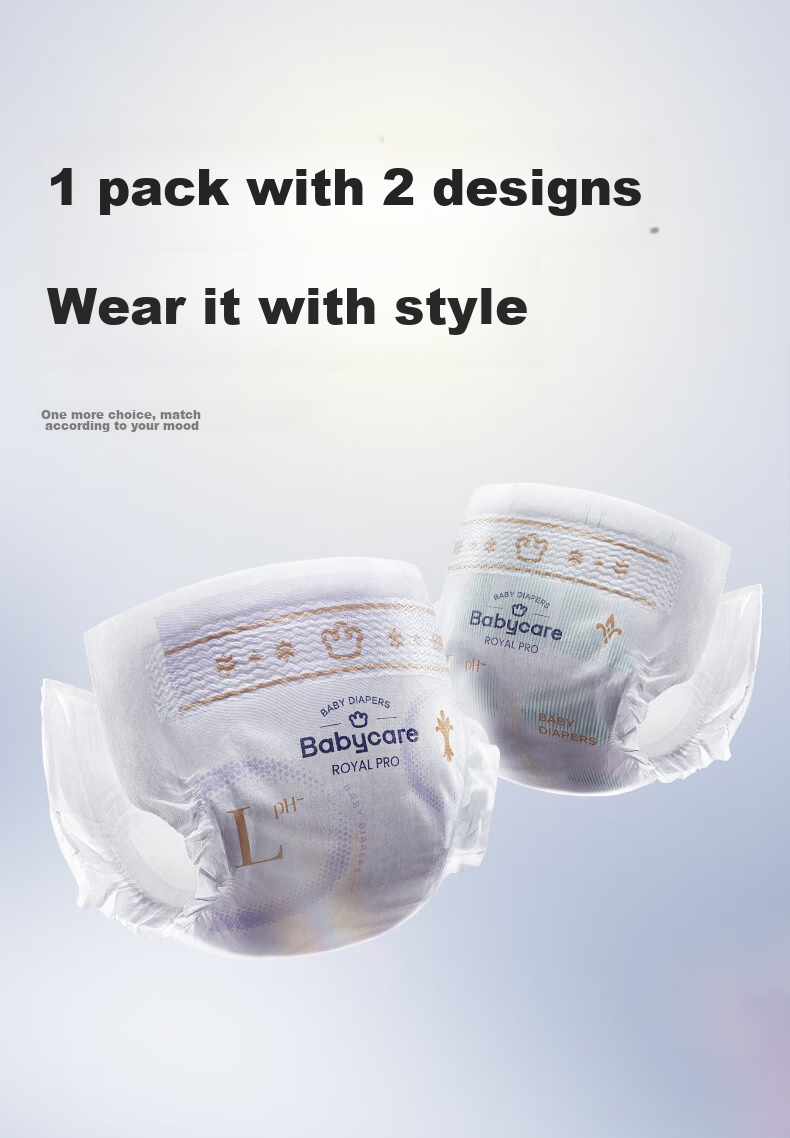 Babycare Royal Pro Ultra-Thin Diapers Mini Pack S25 (4-8kg) Newborn Baby Diapers, Breathable And Absorbent 17