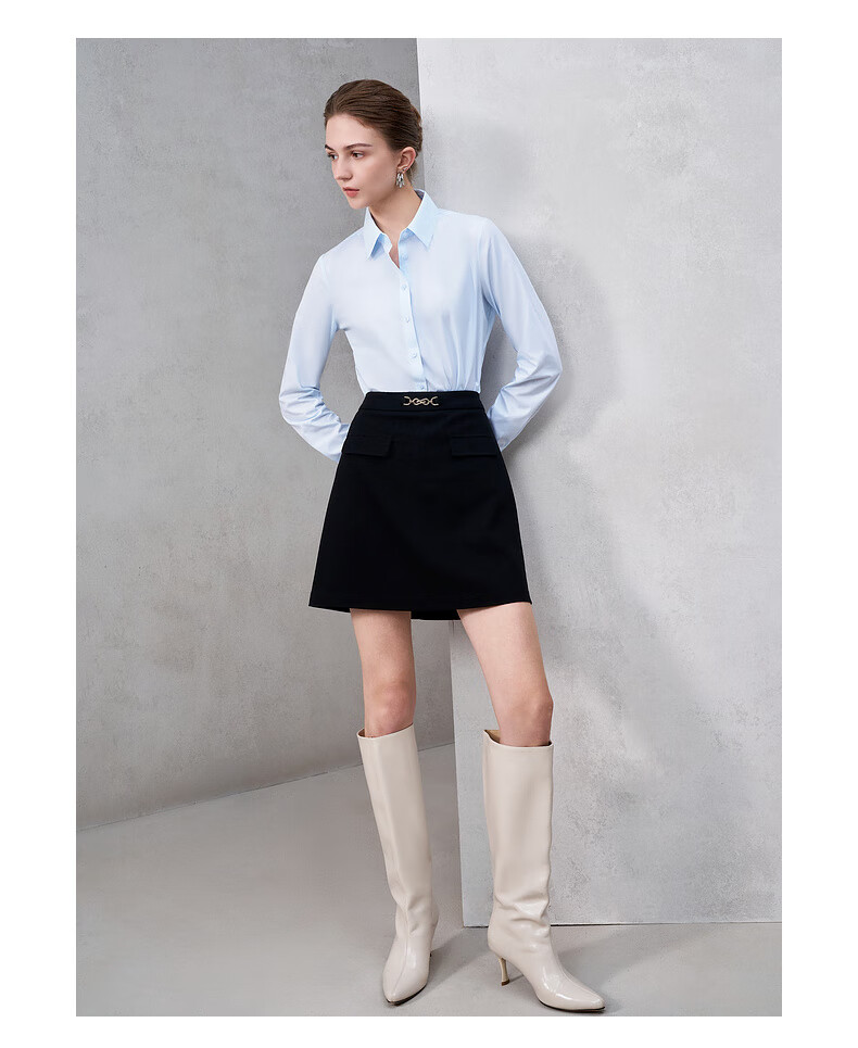 G2000 Women's 2025 Autumn Winter Long Sleeve Shirt Easy Care Cotton Comfortable Mall Same Style 8